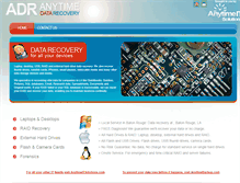 Tablet Screenshot of anytimedatarecovery.com